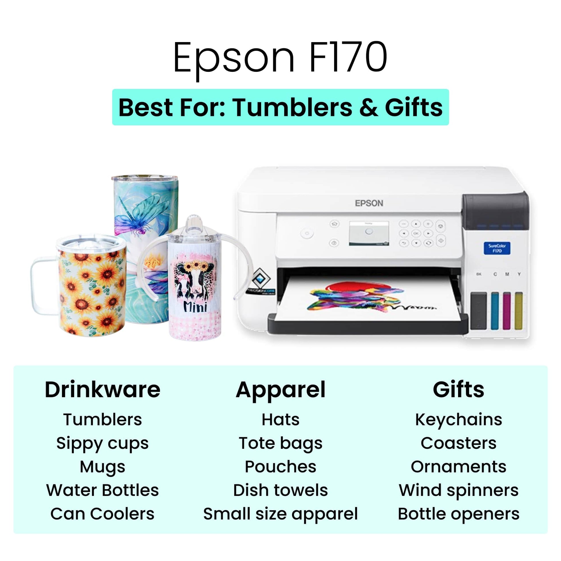 Epson® F170 Sublimation Ultimate Kit-3