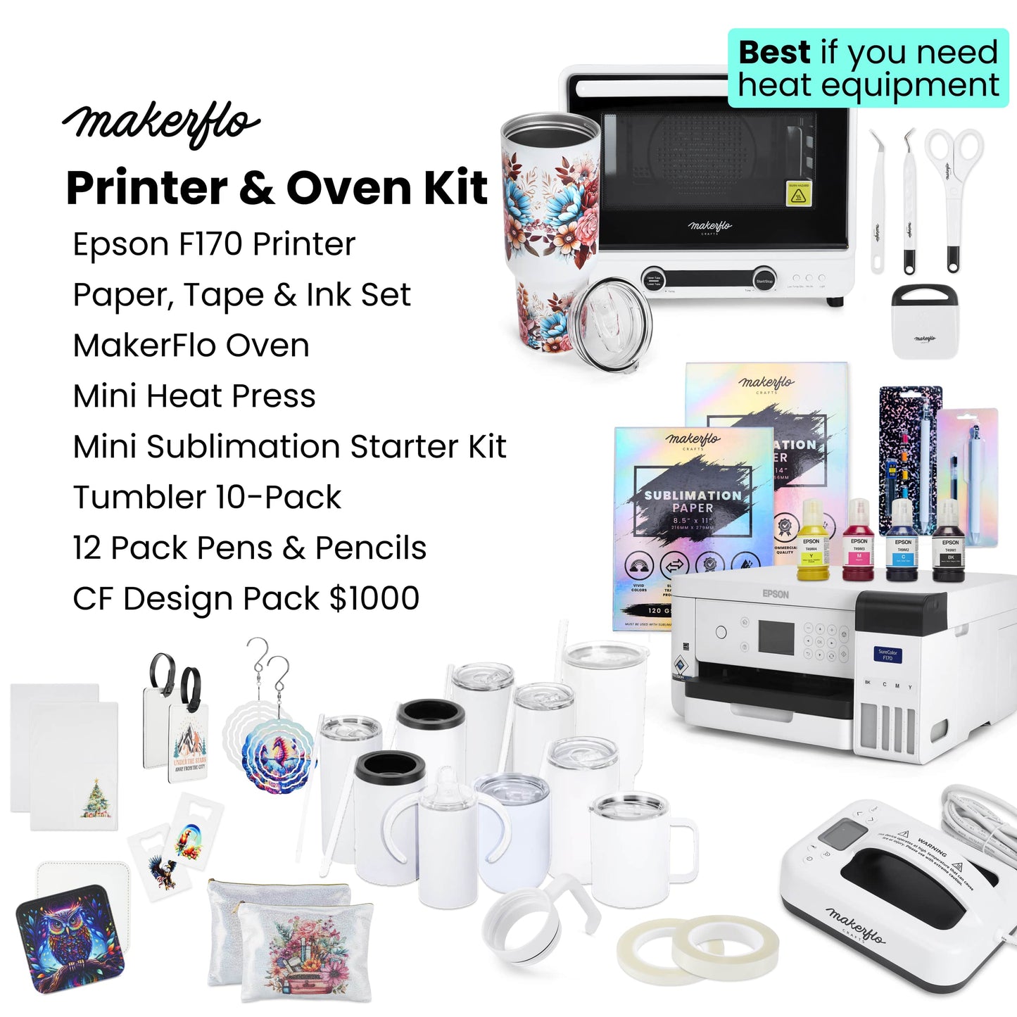Epson® F170 Sublimation Ultimate Kit-2