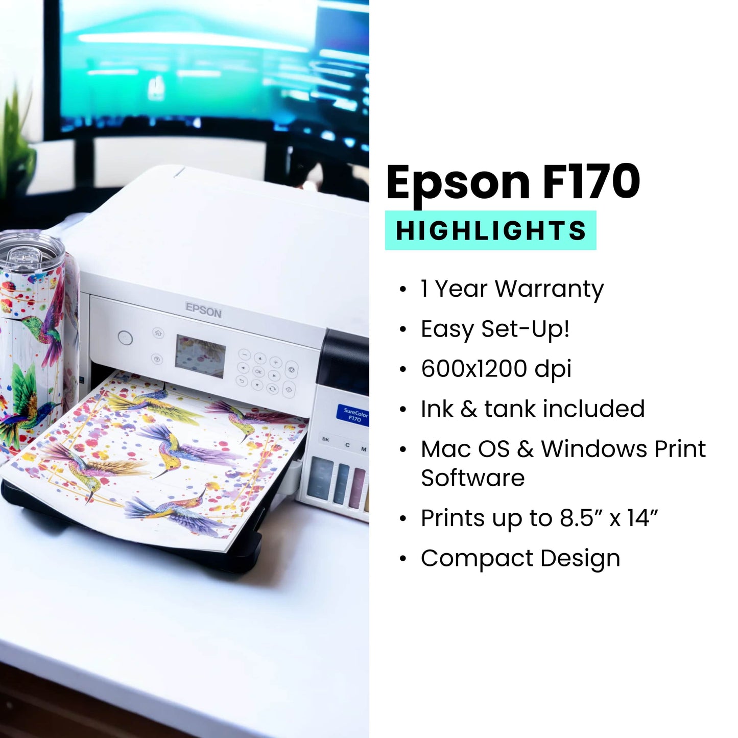 Epson® F170 Sublimation Ultimate Kit-4